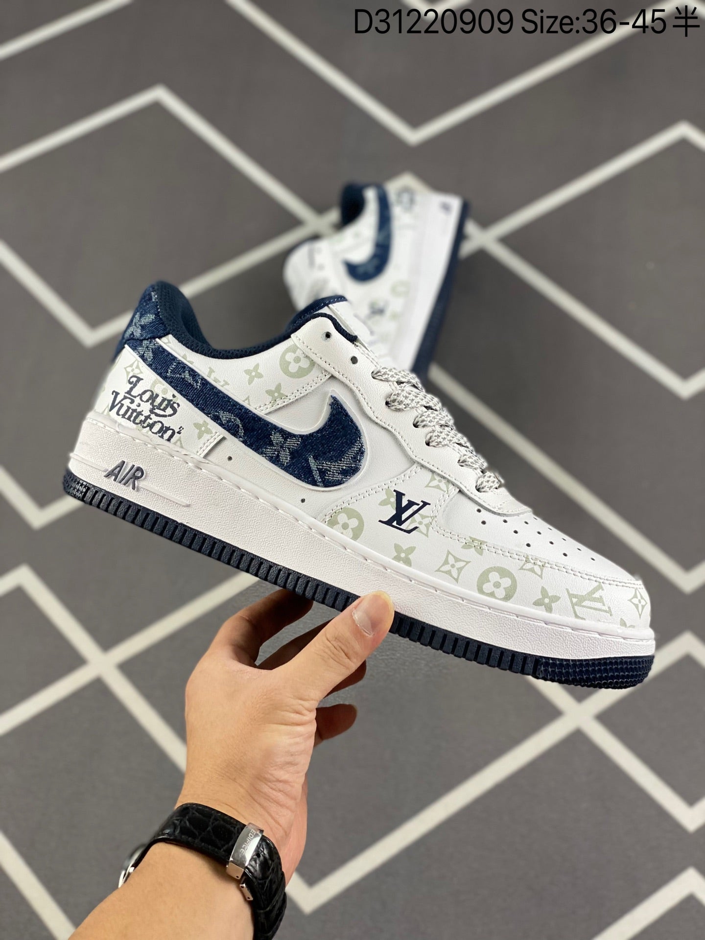 Tênis Sneakers LV x Nike Air Force 1