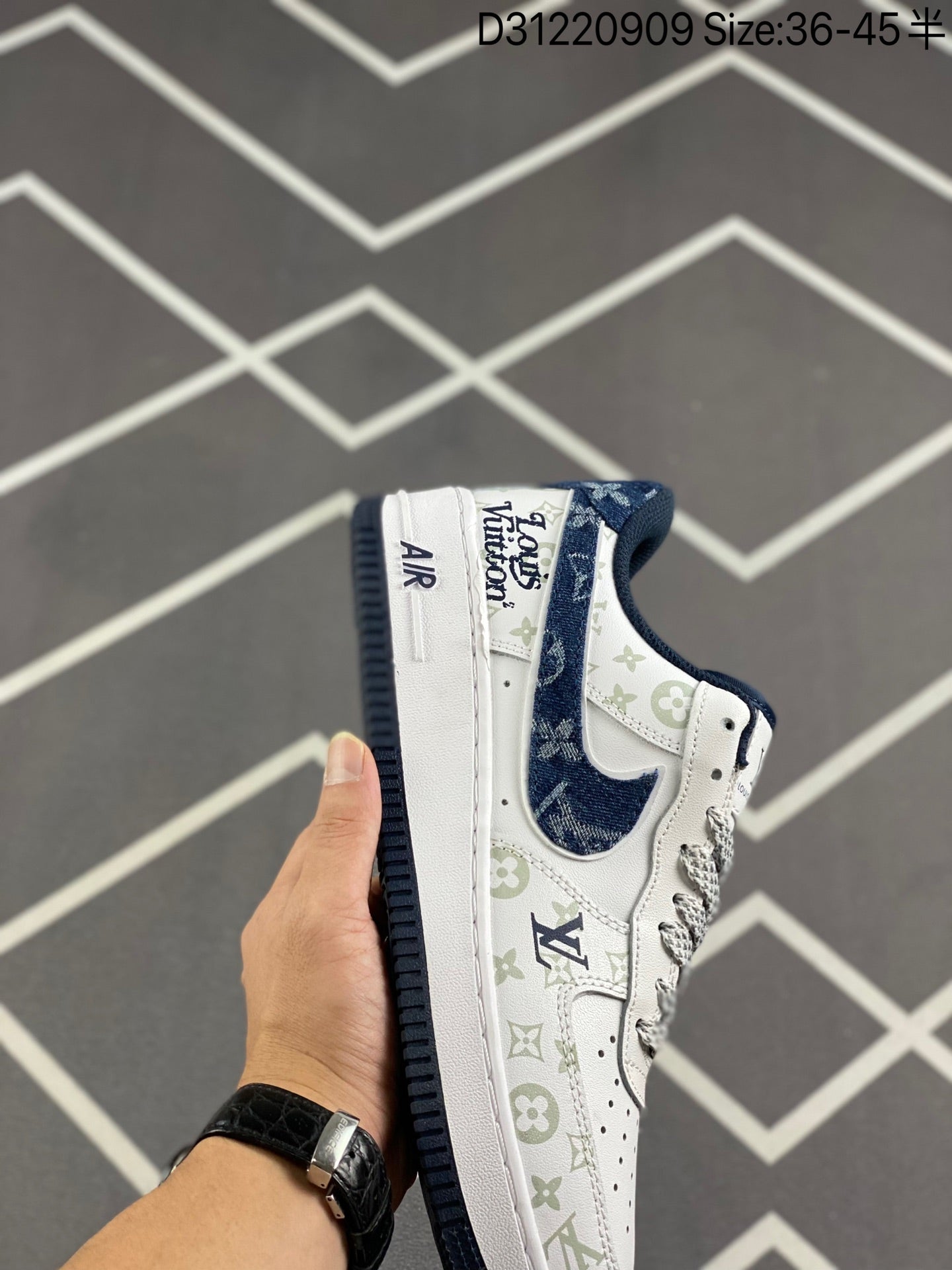 Tênis Sneakers LV x Nike Air Force 1